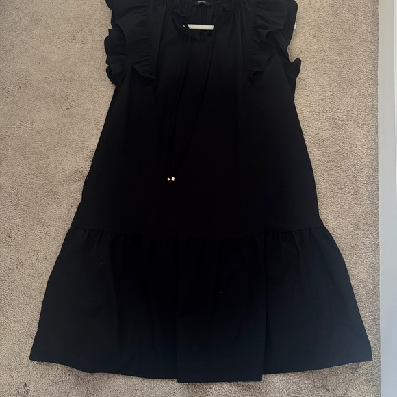 Black Ruffled Dress - Picture 9 of 11